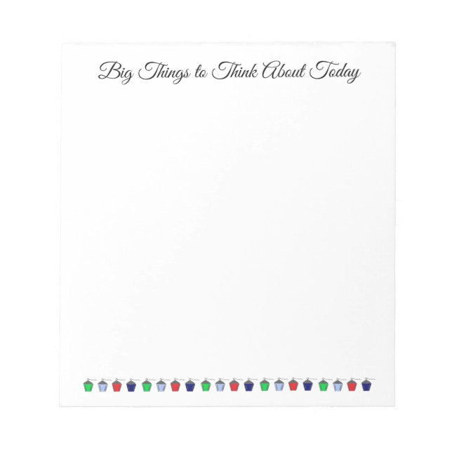 Big Sak Anteckningsblock Bryn Mawr Färgad Lanterne (Framsida)