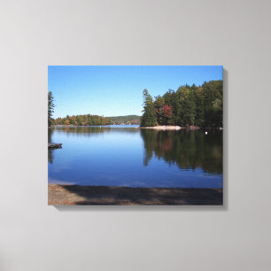 Big Sebago Sjö, Maine Canvastryck