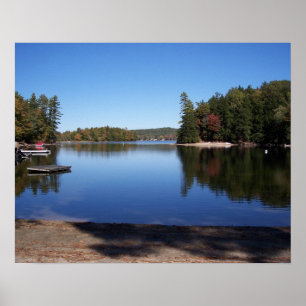 Big Sebago Sjö, Maine Poster