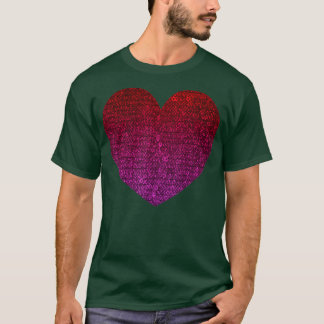 Big Sequin Heart T Shirt