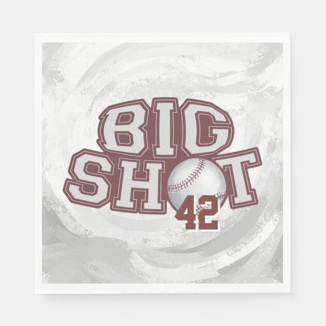 Big Shot Baseball Pappersservett (Framsidan)