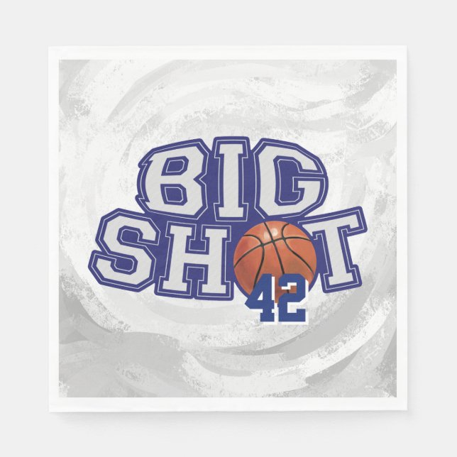 Big Shot Basketball Pappersservett (Framsidan)