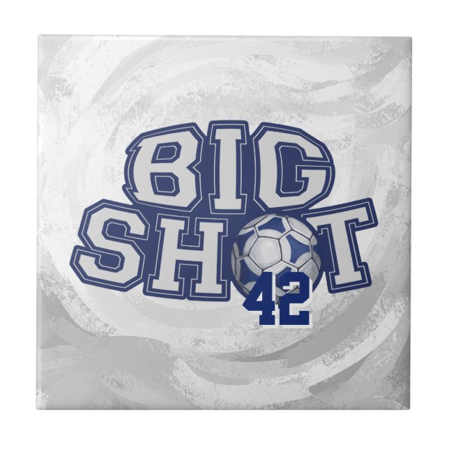 Big Shot Soccerball Kakelplatta (Framsidan)