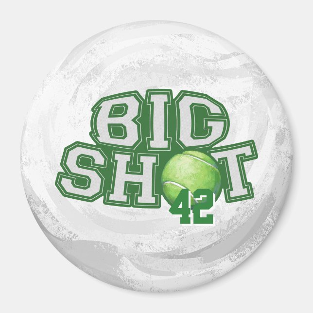 Big Shot Tennis Boll Magnet (Framsidan)