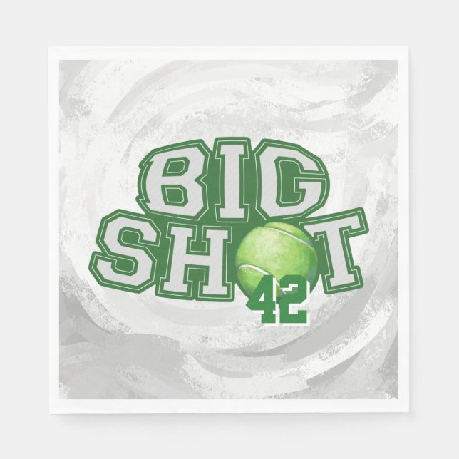 Big Shot Tennis Boll Pappersservett (Framsidan)