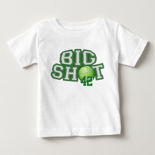 Big Shot Tennis Boll Tee Shirt (Framsida)
