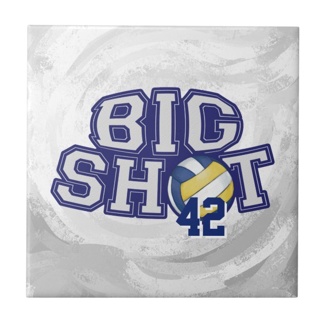 Big Shot Volleyball Kakelplatta (Framsidan)