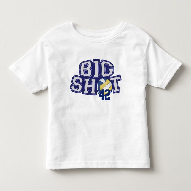 Big Shot Volleyball T Shirt (Framsida)