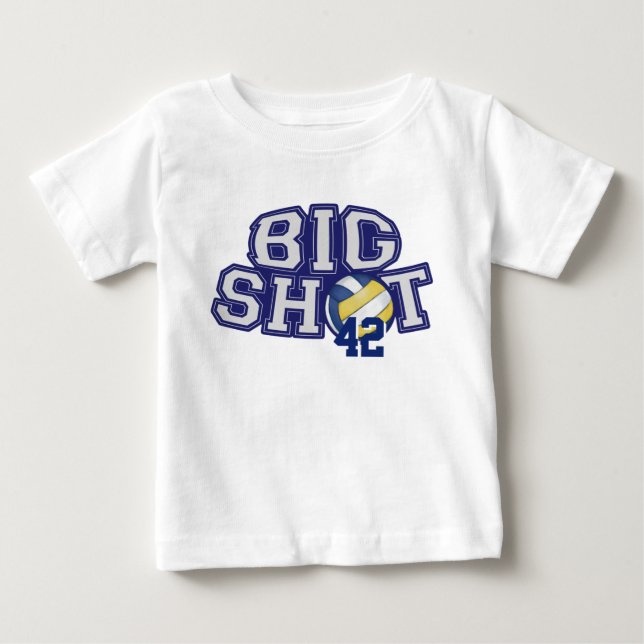 Big Shot Volleyball T Shirt (Framsida)