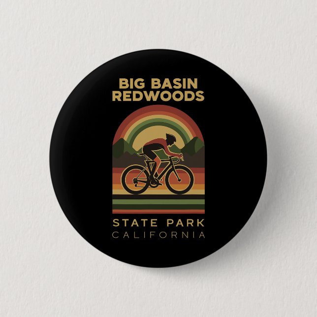 Big Sin Redwoods State Park Mountainbiking Cykel  Knapp (Framsida)
