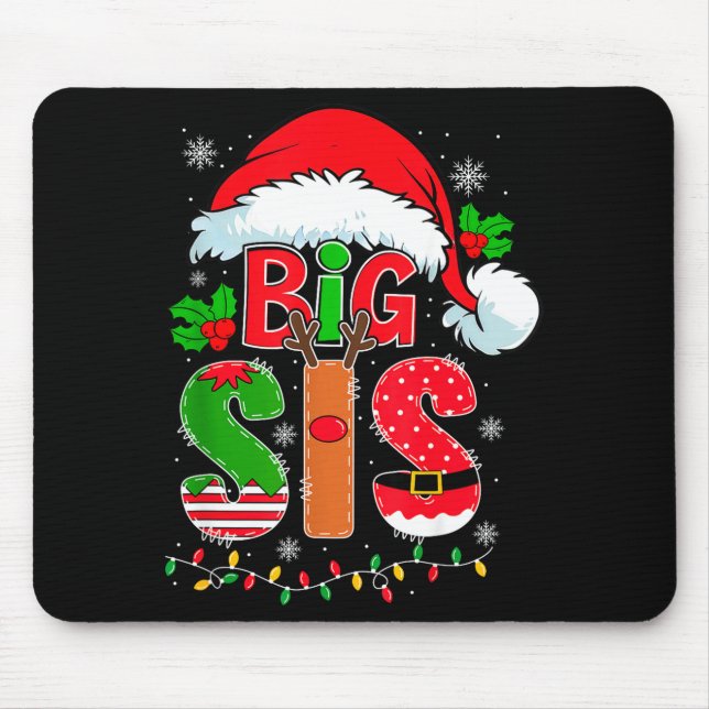 Big Sis Santa Hat New Big Sister Announcement Xmas Musmatta (Framsidan)