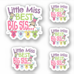 Big Sister 2024 - Little Miss Best Big Syrran Klistermärken