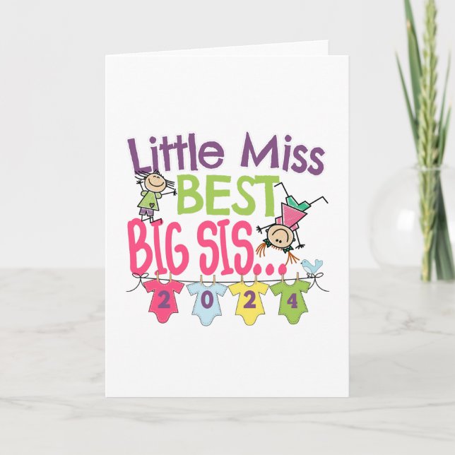 Big Sister 2024 - Little Miss Best Big Syrran Kort (Framsida)