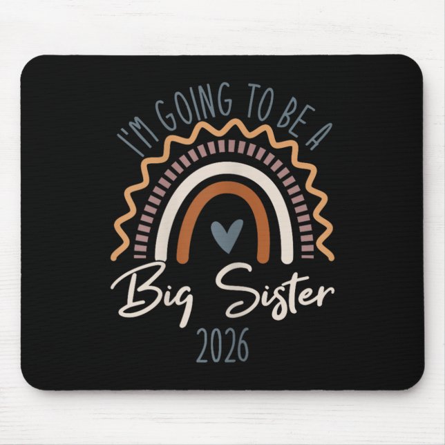 Big Sister 2026 Girls Rainbow Big Sis Sibling  Musmatta (Framsidan)