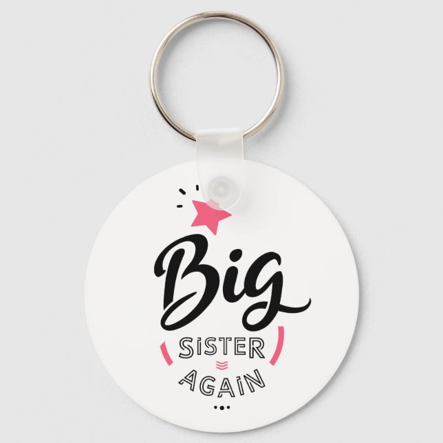 Big sister again nyckelring (Framsida)