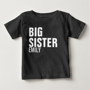 Big Sister Anpassningsbar Småbarn Sweatshirt Tee