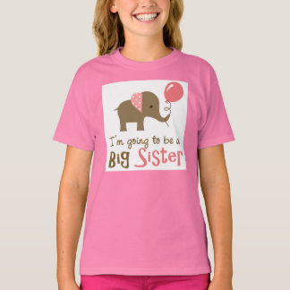 Big Sister att vara - Modet Elephant T Shirt