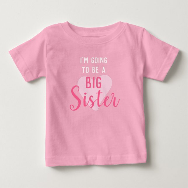 Big Sister avslöjade söt rosa T Shirt (Framsida)