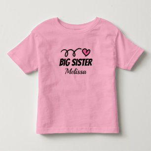 Big Sister barn Pullover Hoodie för äldre syskon T Shirt