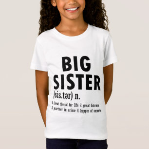 Big Sister betyder Big Sister Little Sister Pregna T Shirt