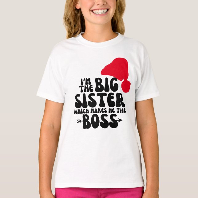 Big Sister Big Chef T Shirt (Framsida)