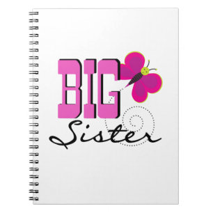 Big Sister - Butterfly Gifts Anteckningsbok