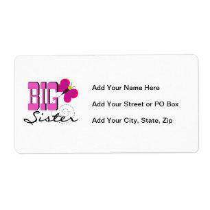 Big Sister - Butterfly Gifts Fraktsedel