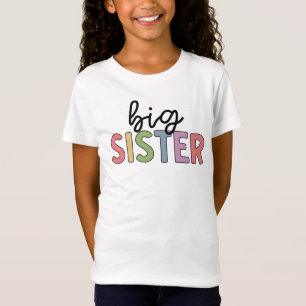 Big Sister Cute befordrad till syster T Shirt