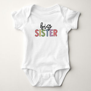 Big Sister Cute befordrad till syster T Shirt