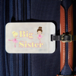 Big Sister Dancing Ballerina Bagagebricka