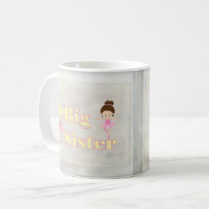 Big Sister Dancing Ballerina Syskon Kaffemugg