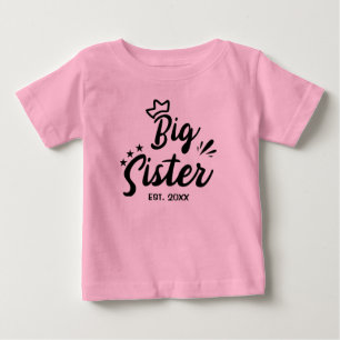 Big Sister EST 2021, gravid avslöjar T Shirt