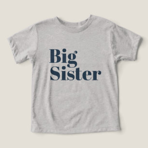 Big Sister   Familjen Navy Matching Syskon T Shirt