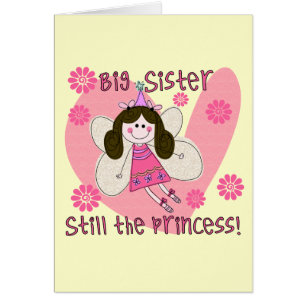 Big Sister fortfarande Princess Hälsningskort