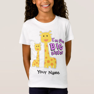 Big Sister Giraffe T Shirt