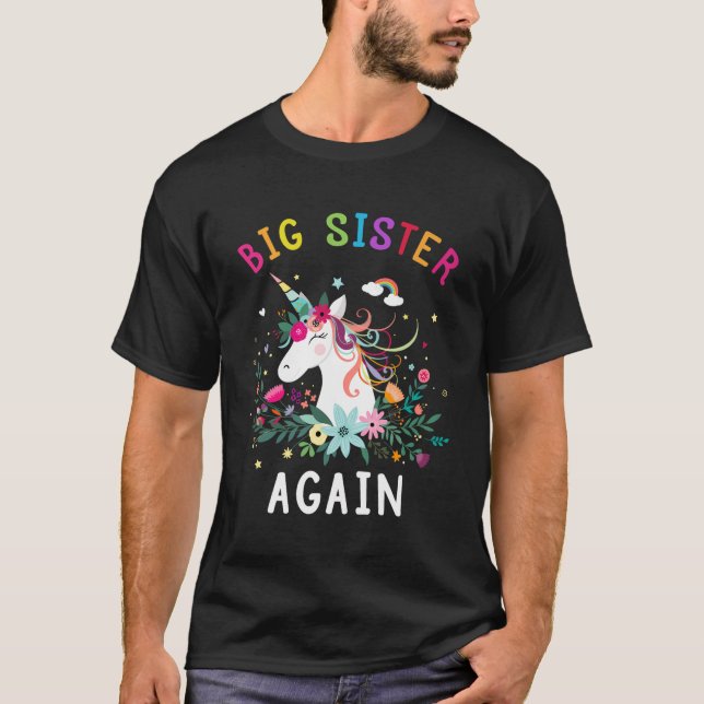 Big Sister igen Gift Syskon Older Dotter Unico T Shirt (Framsida)