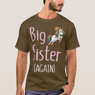 Big Sister igen Unicorn Girls Kids Big Sister Ann T Shirt