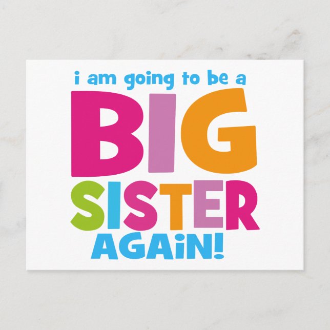 Big Sister igen Vykort (Framsida)