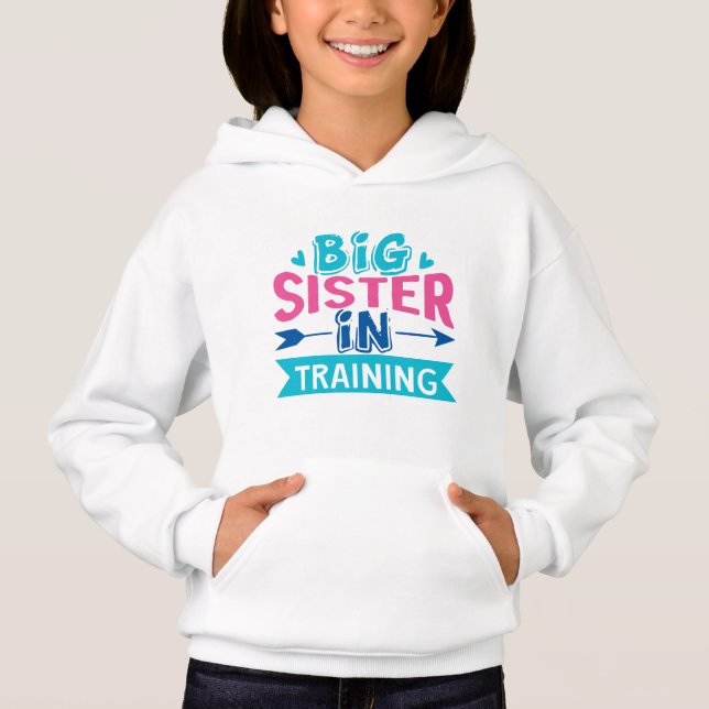 Big Sister in Training - stor systeranmälan T Shirt (Framsida)