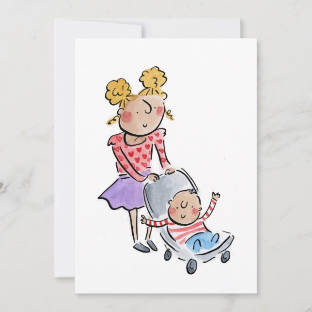 Big Sister Inbjudningar (Framsida)