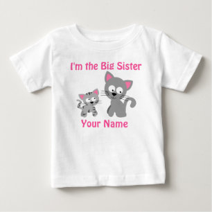Big Sister Kattunge Personlig T Shirt