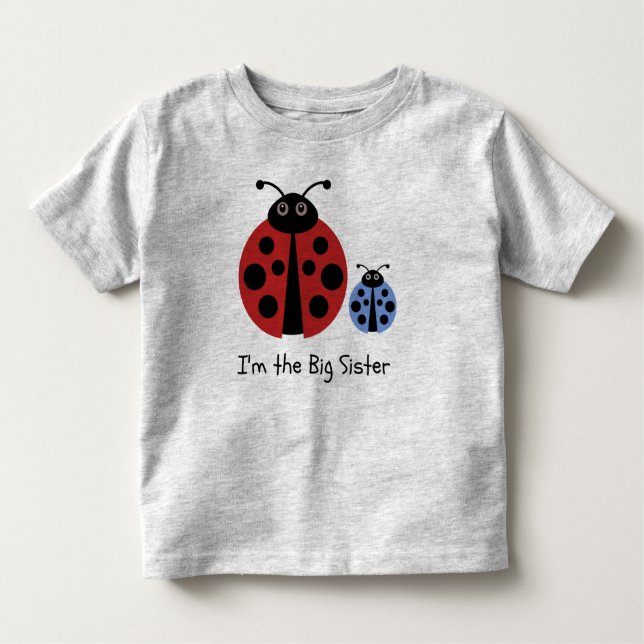 Big Sister Ladybird Shirt T (Framsida)