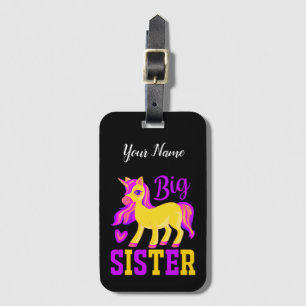 Big Sister Magic Unicorn Bagagebricka
