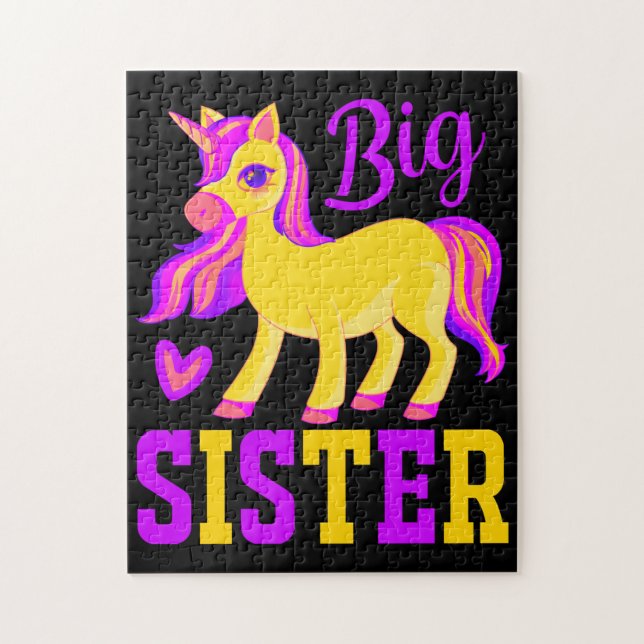 Big Sister Magic Unicorn Pussel (Vertikal)