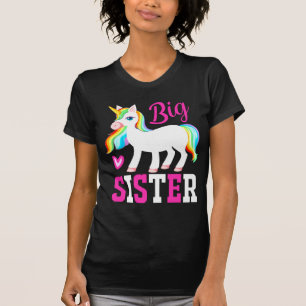 Big Sister Magic Unicorn w/ Rainbow Mane & Svan T Shirt