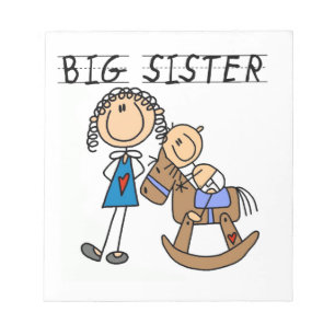 Big Sister med Baby Brother-gåvor Anteckningsblock
