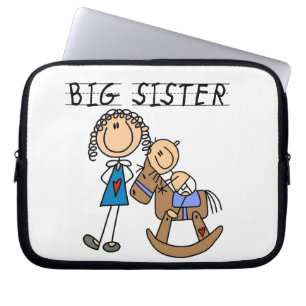 Big Sister med Baby Brother-gåvor Laptop Sleeve