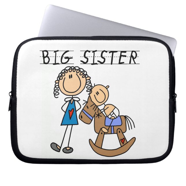 Big Sister med Baby Brother-gåvor Laptop Sleeve (Framsidan)