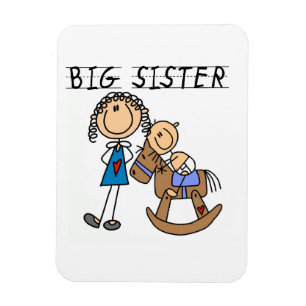 Big Sister med Baby Brother-gåvor Magnet