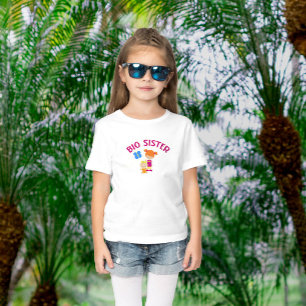Big Sister med Baby Sister Proud Sister T-Shirt